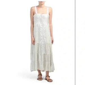 Z&L lurex threaded beach dress Medium